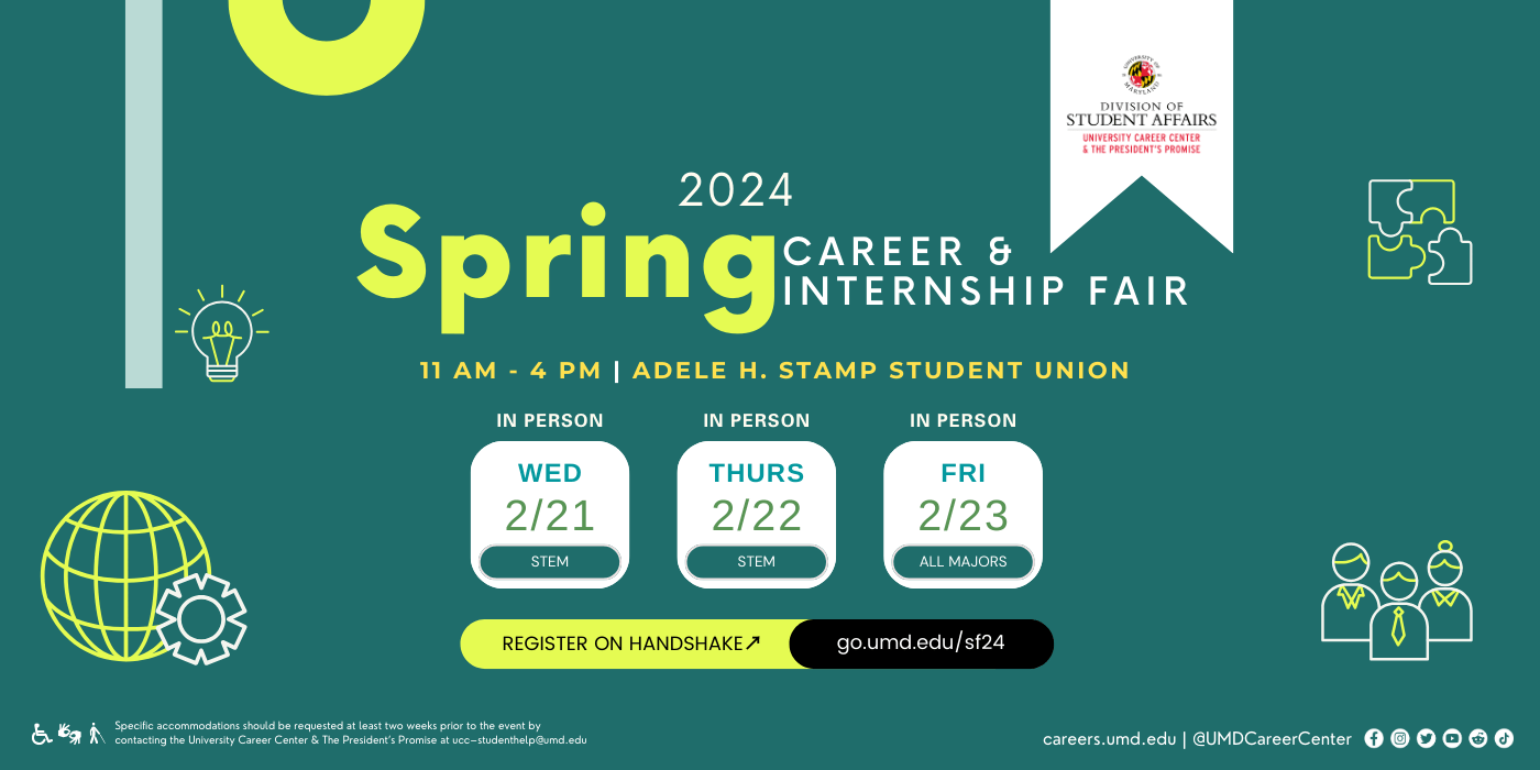 2024 Spring Career & Internship Fair | University Career Center & The ...